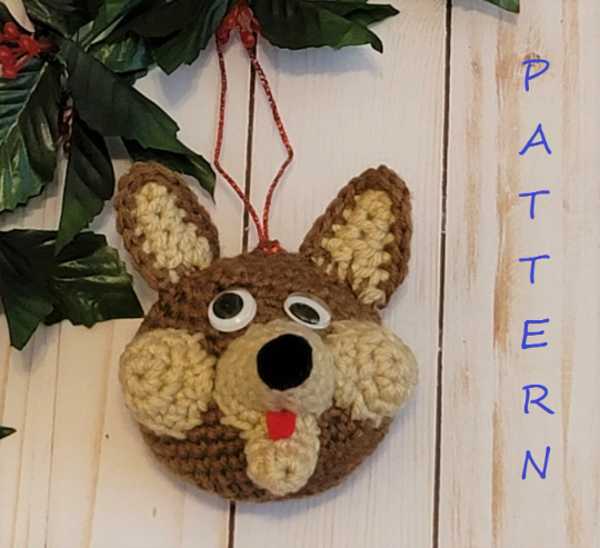 Crochet a Coyote Christmas Ornament!