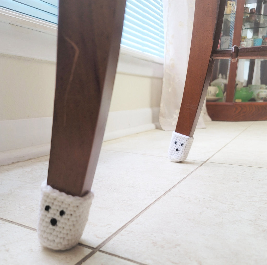 Ghost Chair Socks Crochet Pattern