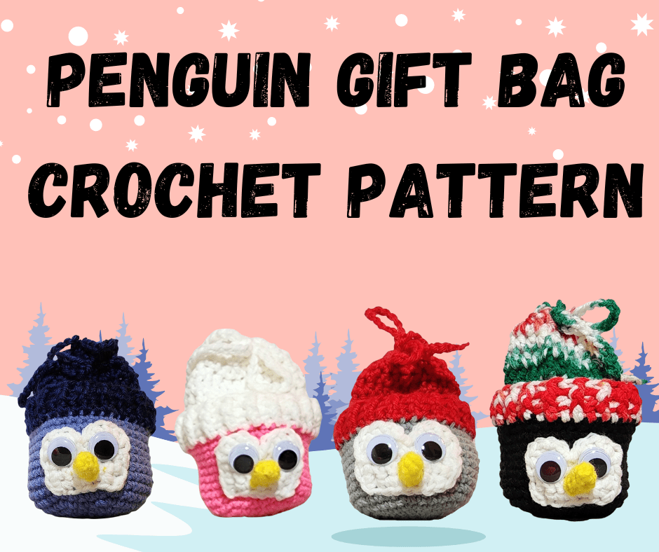 Penguin Gift Bag Crochet Pattern