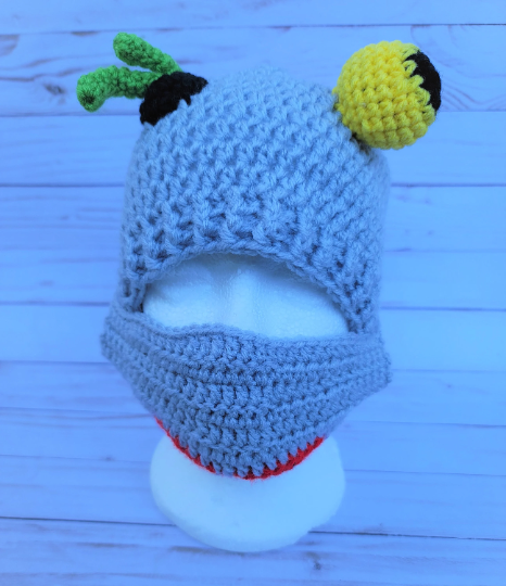 Zombie Messy Bun Hat crochet pattern