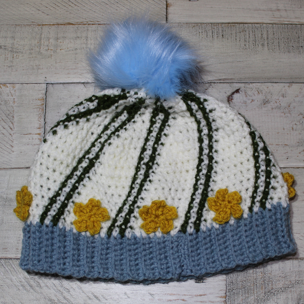 Ophelia Crochet Beanie Pattern, PDF Download - Crochet Meets Shakespeare