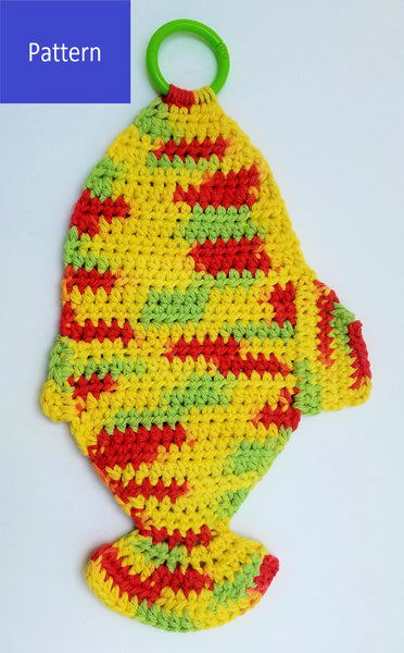 Fish Dish Towel Crochet Pattern