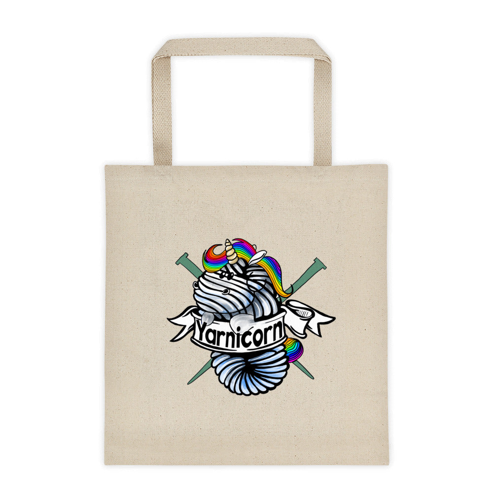 Yarnicorn Canvas Tote bag