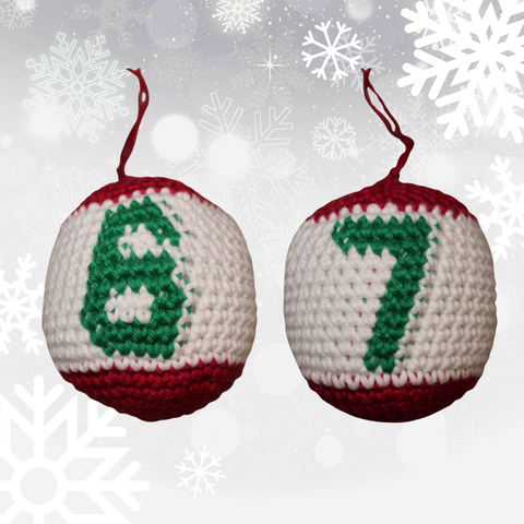 6–7 Christmas Ornament Crochet Pattern