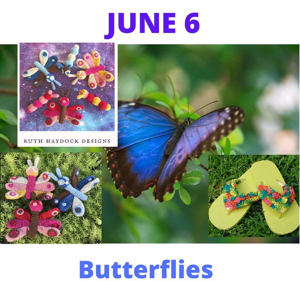 Zoo Blog Hop Day 6 - Butterflies Plus I LOVE NATURE Amigurumi Pattern Super Pack
