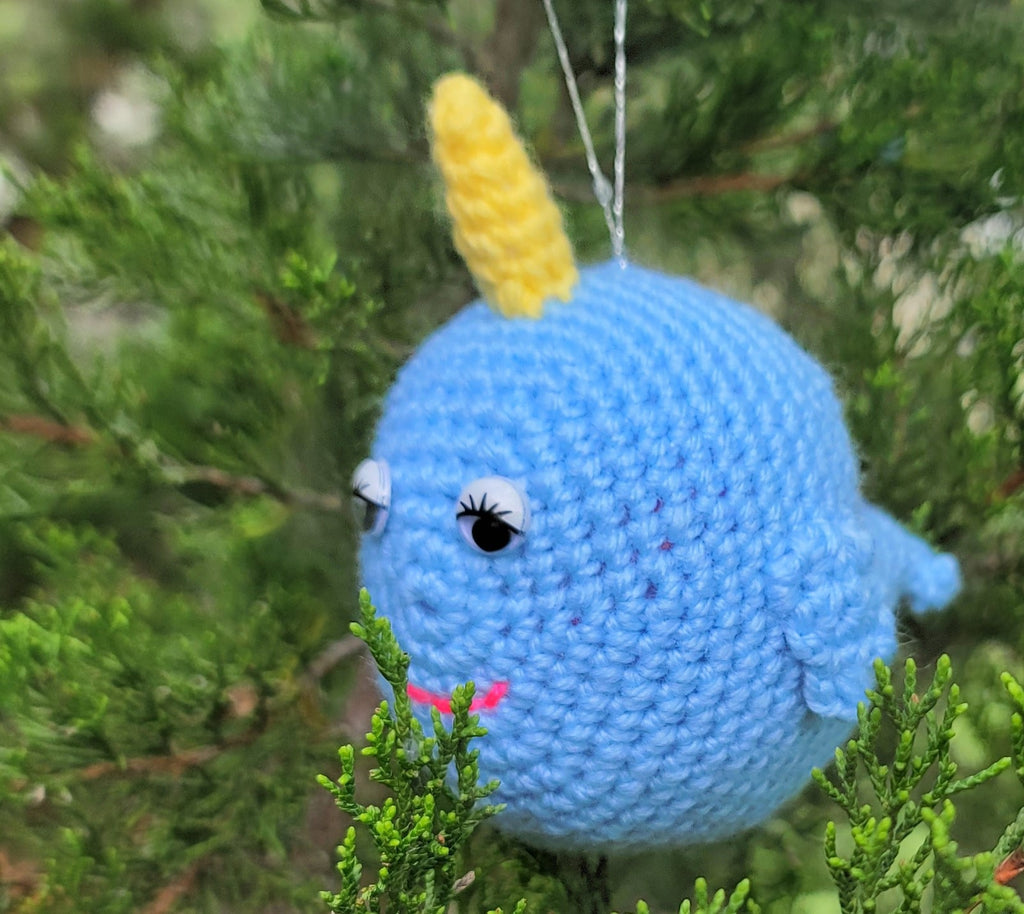 Last Day of Christmas in July Bundle - Narwhal Ornament Crochet Pattern
