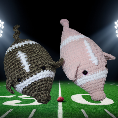 Football Playoff Time! Stitch Up a Pigskin Amigurumi 🏈🐷