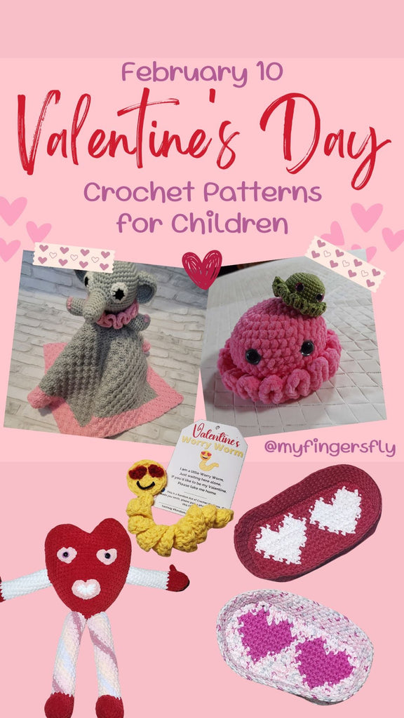 Valentine's Advent Day 10 - Heart Doll Crochet Pattern