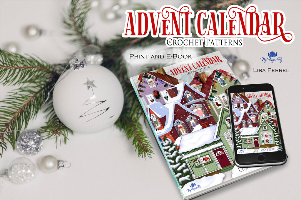 Christmas Ornament Advent Calendar Crochet Pattern Ebook