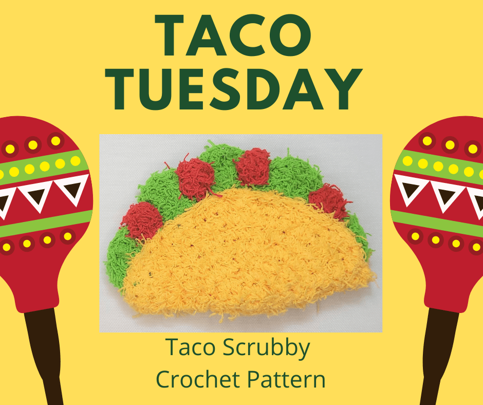 Taco Scrubby Free Crochet Pattern