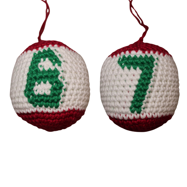 6–7 Christmas Ornament Crochet Pattern - Viral Meme Inspired Holiday Decoration Pattern
