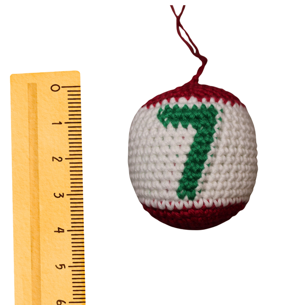 6–7 Christmas Ornament Crochet Pattern - Viral Meme Inspired Holiday Decoration Pattern