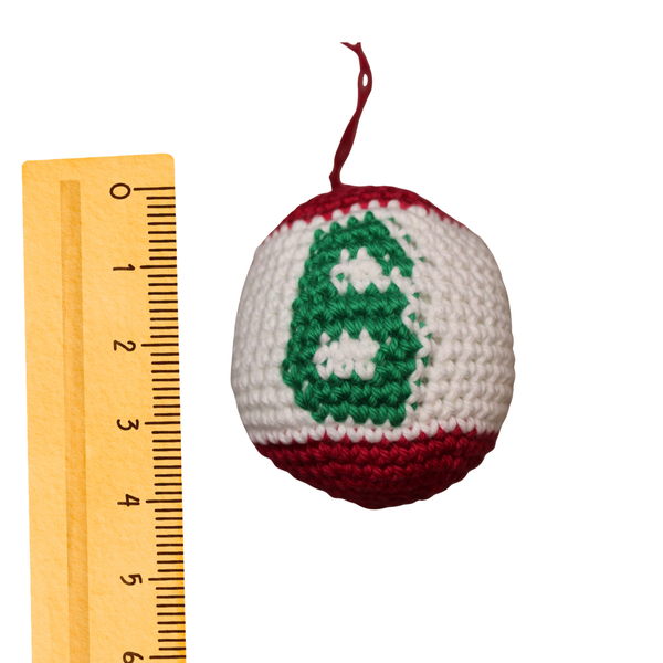 6–7 Christmas Ornament Crochet Pattern - Viral Meme Inspired Holiday Decoration Pattern