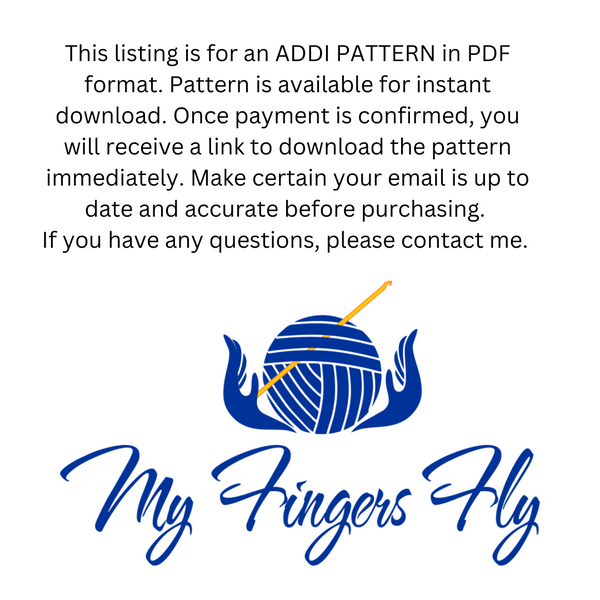 Mermaid Doll Pattern for Addi Pro Knitting Machine