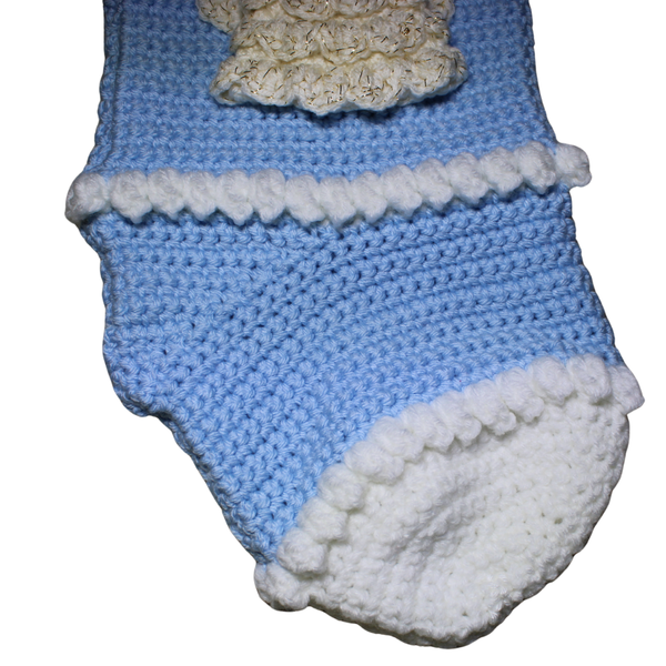 Angel Christmas Stocking Crochet Pattern PDF