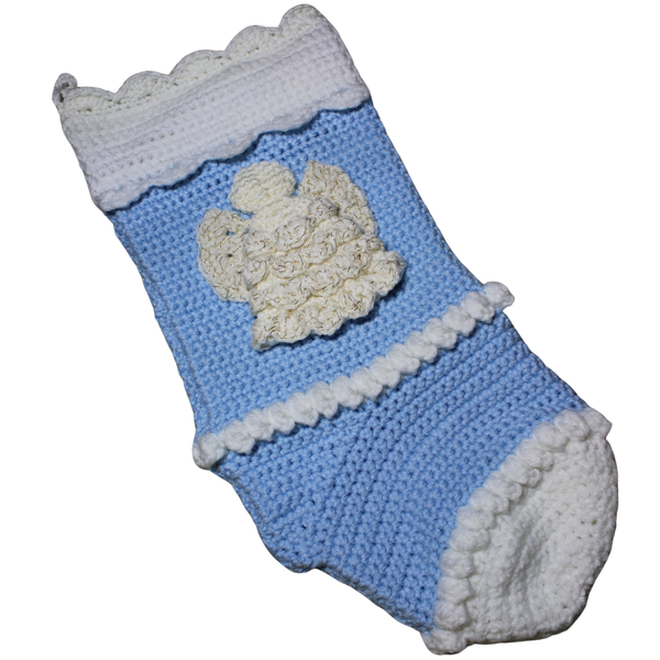 Angel Christmas Stocking Crochet Pattern PDF