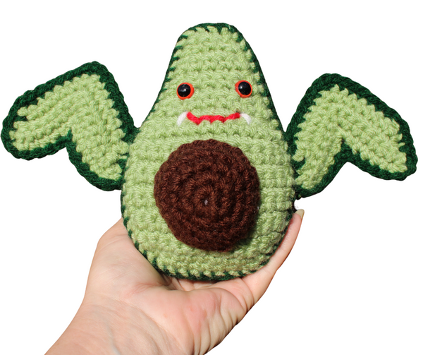 Batvocado Amigurumi Crochet Pattern