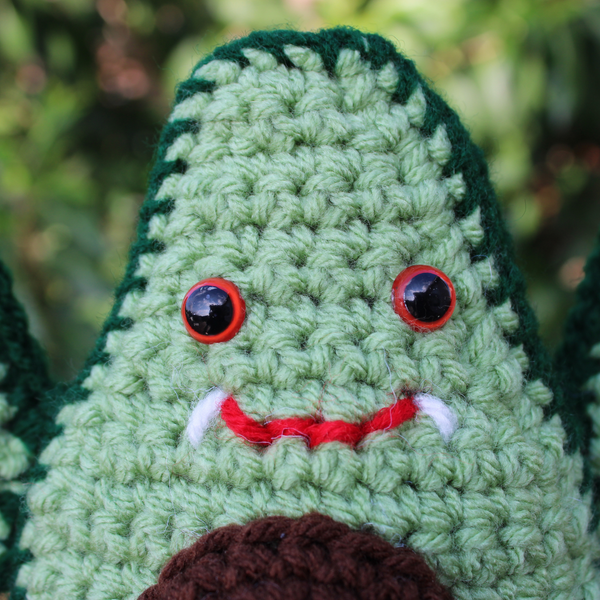 Batvocado Amigurumi Crochet Pattern