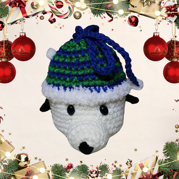 Beagle Christmas Gift Bag Crochet Pattern