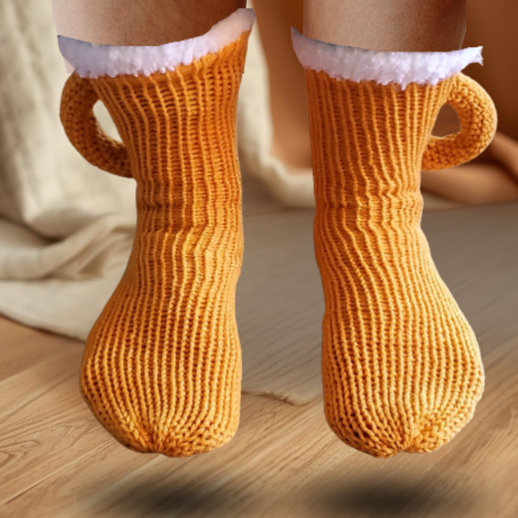 Beer Mug Socks Addi Pro Pattern (Adult one size)