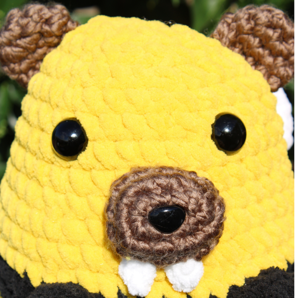 Bumble Beaver Amigurumi Crochet Pattern PDF