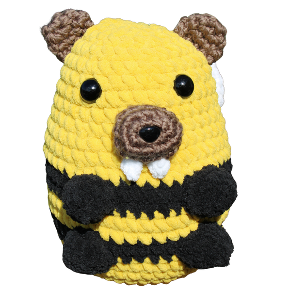 Bumble Beaver Amigurumi Crochet Pattern PDF
