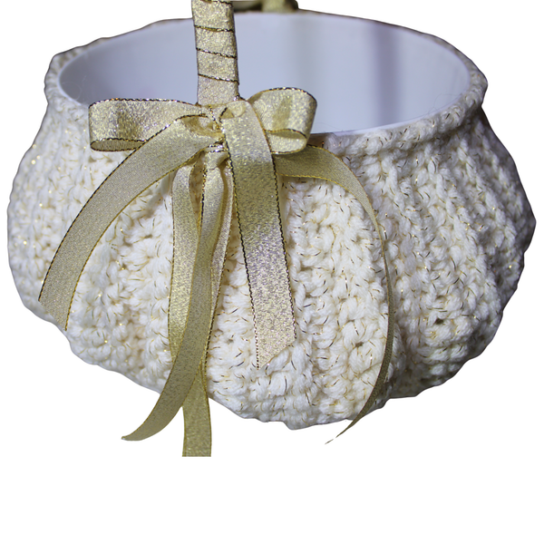 Cinderella’s Carriage Halloween Bucket Crochet Pattern