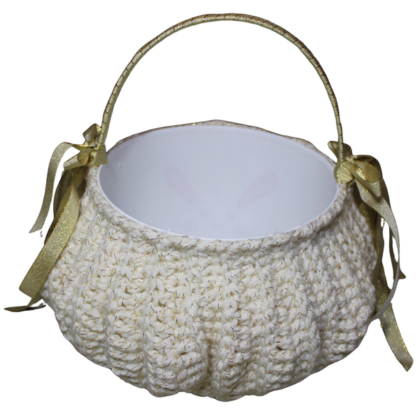 Cinderella’s Carriage Halloween Bucket Crochet Pattern