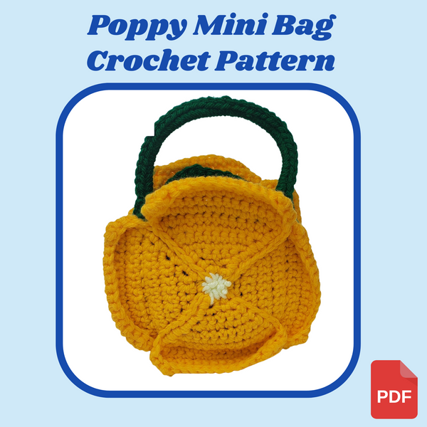 Poppy Mini Bag Crochet Pattern