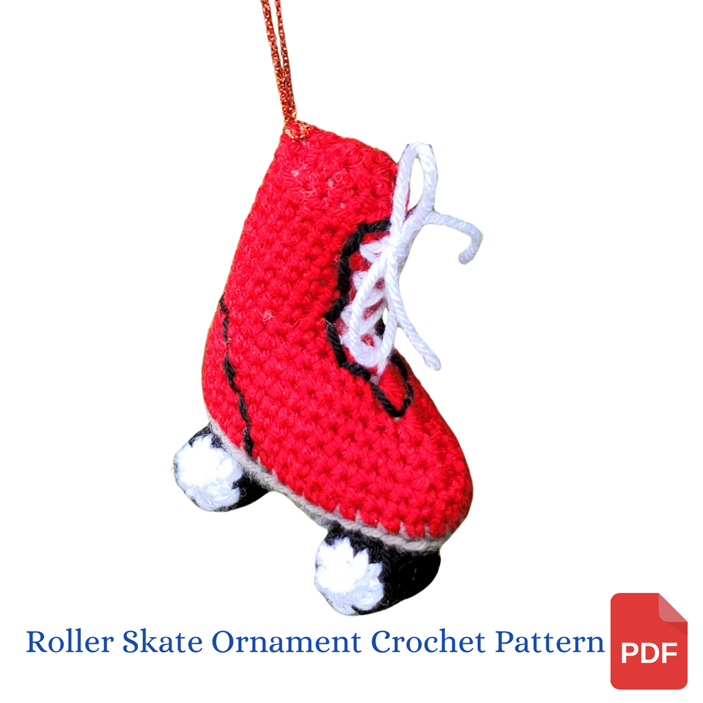 Roller Skate Ornament Crochet Pattern – My Fingers Fly