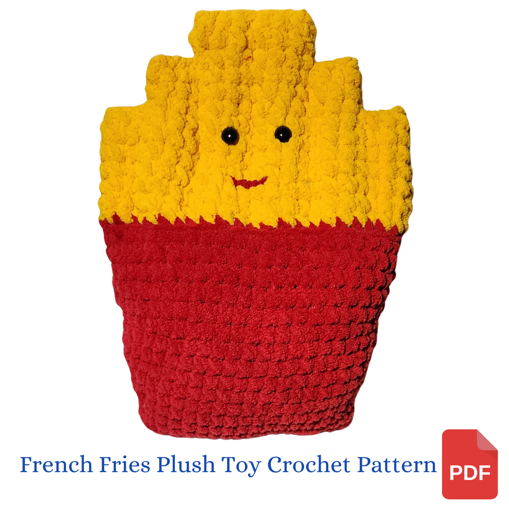 French Fries Amigurumi Crochet Pattern
