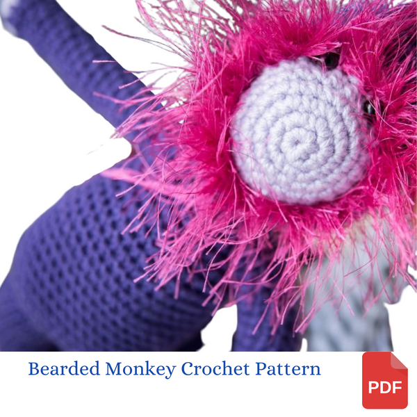 Bearded Monkey Crochet Pattern