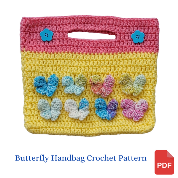 Butterfly Girls' Handbag Crochet Pattern