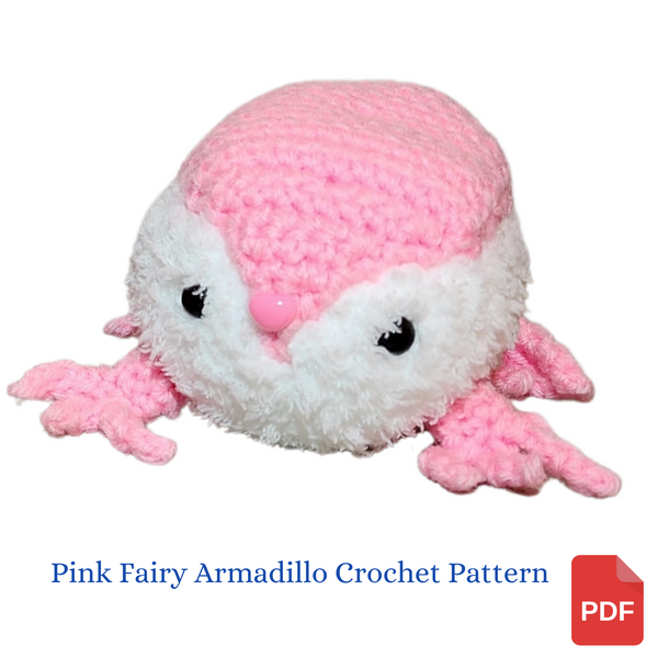 Pink Fairy Armadillo Crochet Pattern