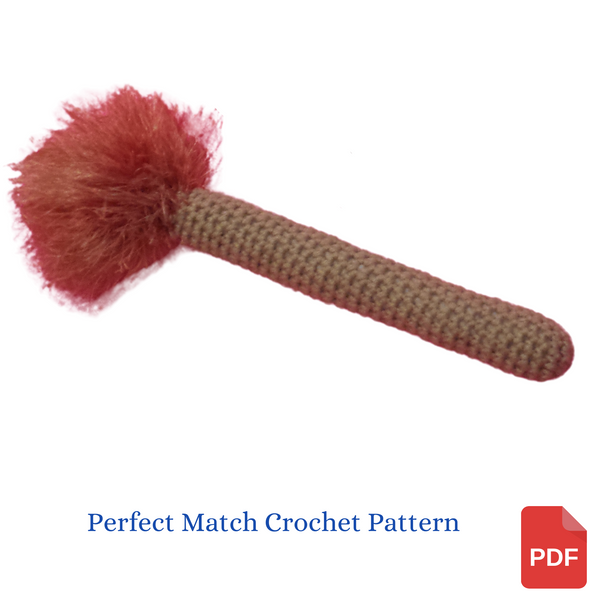 Matchstick Plush Toy Crochet Pattern including Greeting Card PDF