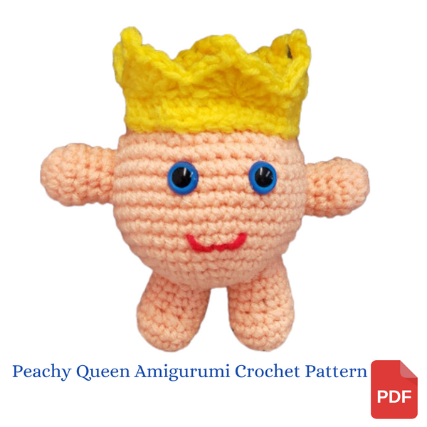 Peachy Queen Amigurumi Crochet Pattern
