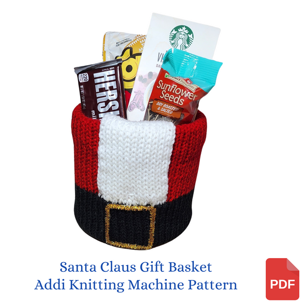 Santa Claus Gift Basket Addi King Pattern