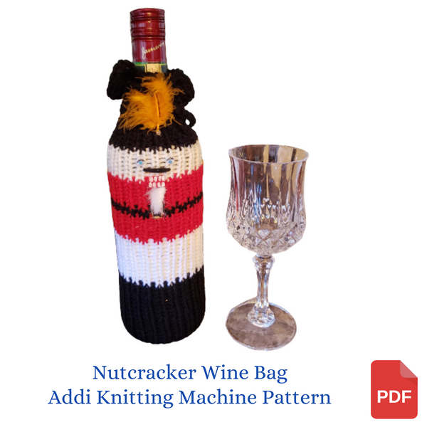Nutcracker/Toy Soldier Wine Bag Addi Pro Pattern