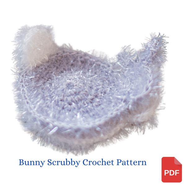 Bunny Dish Scrubby Crochet Pattern