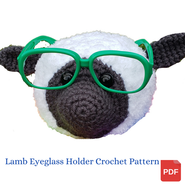 Lamb Eyeglass Holder Crochet Pattern