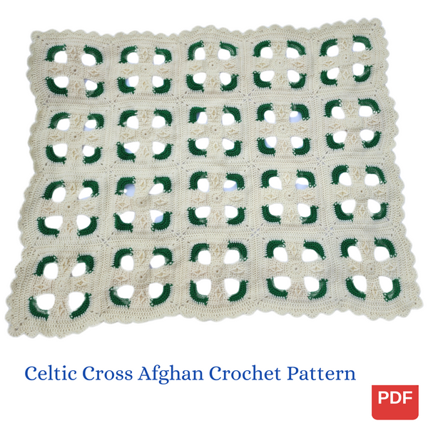 Celtic Cross Afghan Crochet Pattern