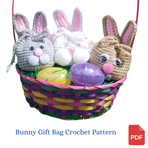 Easter Bunny Goody Bag Crochet Pattern