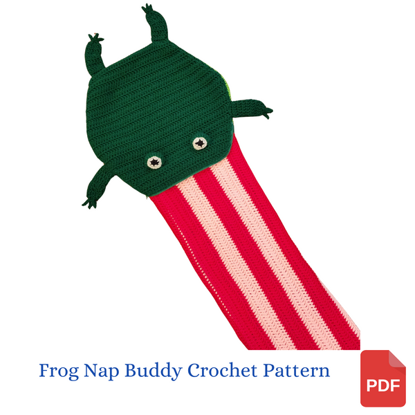 Frog Nap Buddy Crochet Pattern