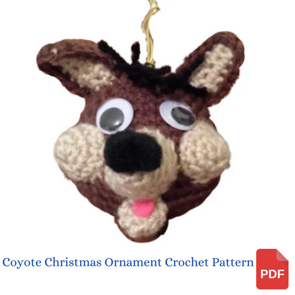 Coyote Christmas Ornament