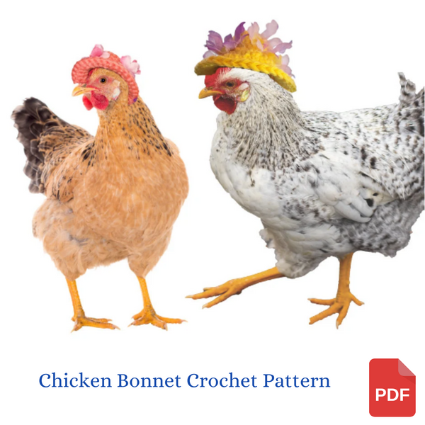 Chicken Bonnet Crochet Pattern