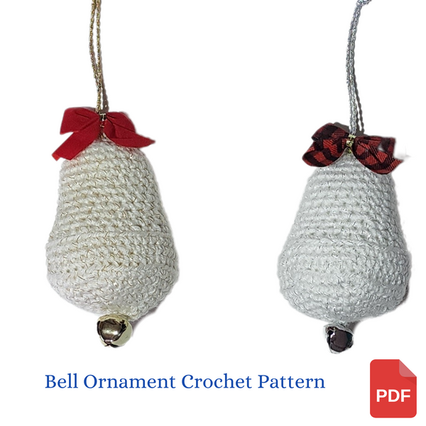 Christmas Bell Ornament Crochet Pattern