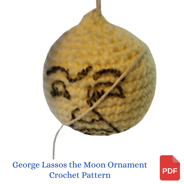George Lassos the Moon Ornament Crochet Pattern,
