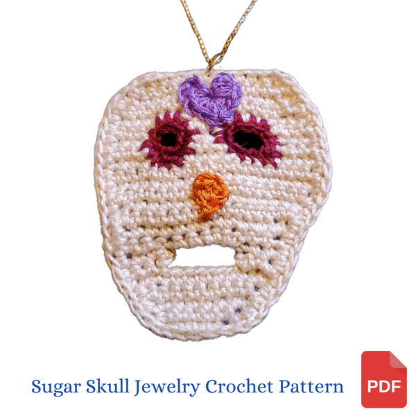 Sugar Skull Jewelry Crochet Pattern