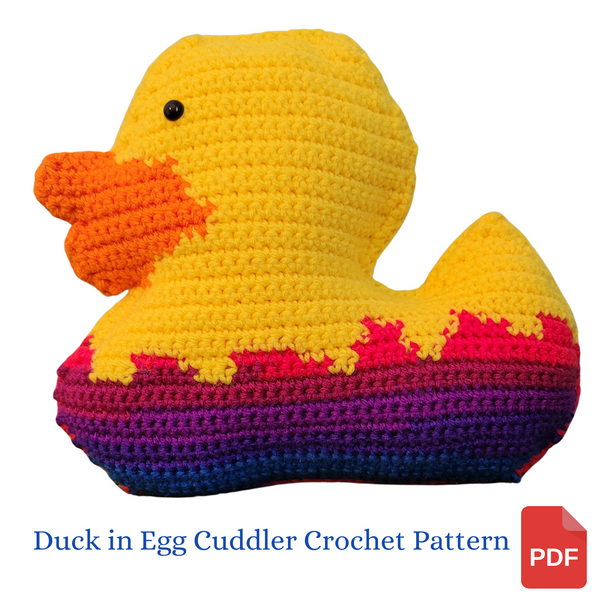 Duck in Easter Egg Cuddler Crochet Pattern