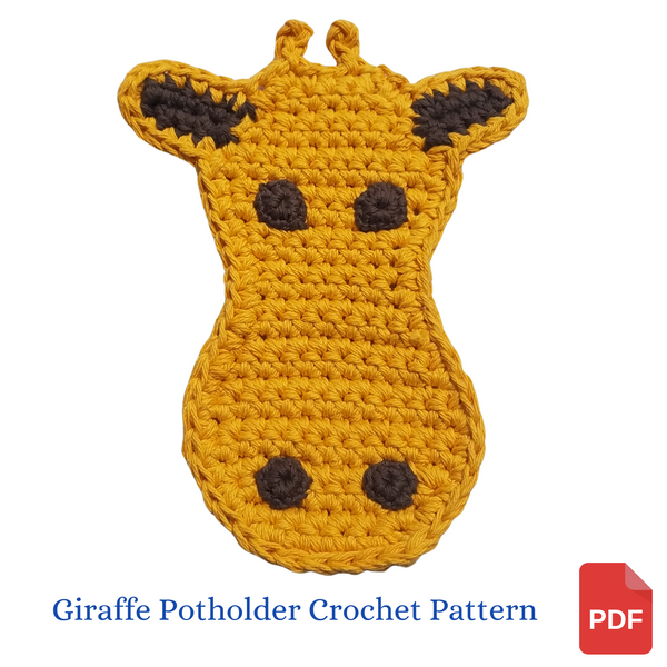 Giraffe Potholder Crochet Pattern